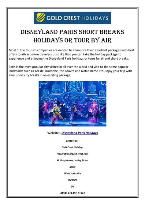 disneyland paris short break deals